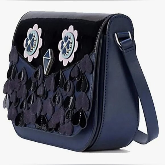 Kate Spade Zibbi Owl Flap Crossbody Bag - Picture 4 of 5